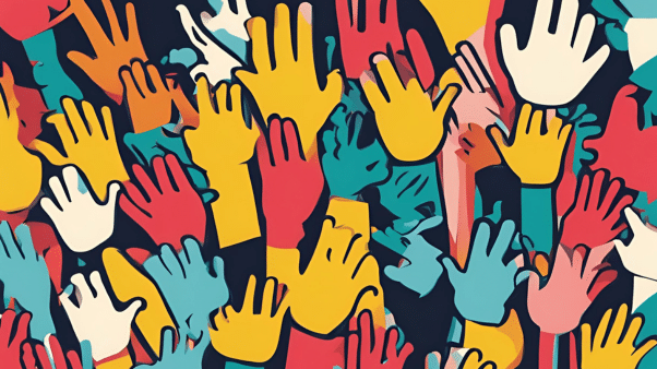 Les journées solidaires, un autre moyen de fédérer - Illustration popart - Skills Mag